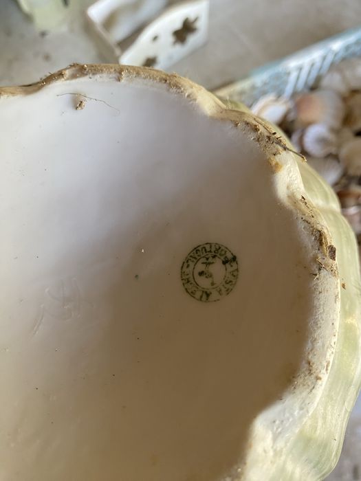 Bacia com jarro vista alegre