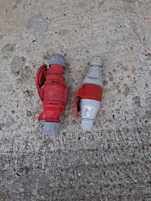 Wtyczka i gniazdo siłowe 16amp+gniazdo 16v+wtyczka 32amp 400v