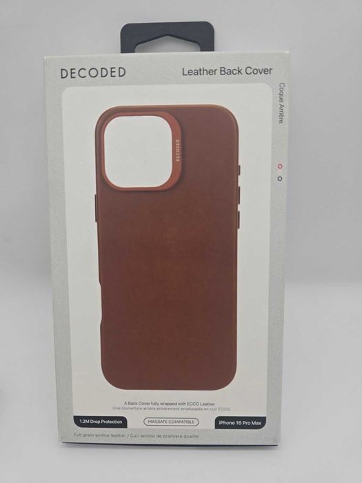 Case do telefonu DECODED Skórzany do IPhone 16 PRO Max