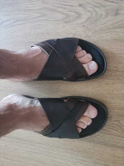 Klapki Kazar 42 męskie skóra