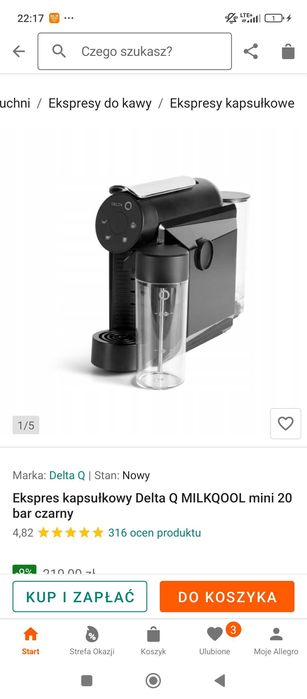 Ekspres do kawy na kapsułki