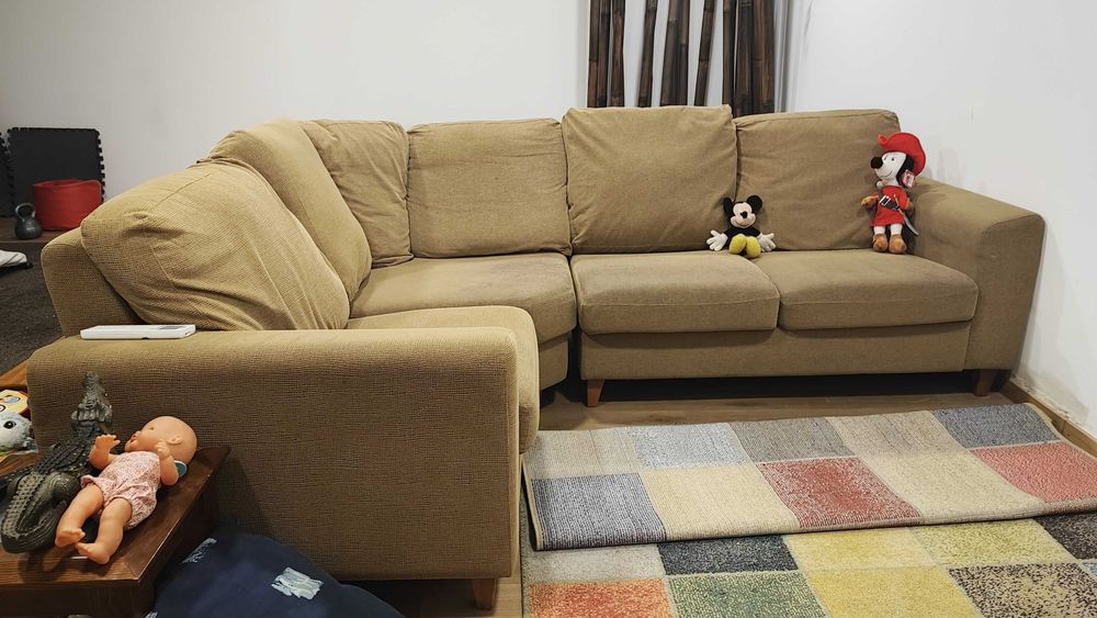 Sofá 3 Lugares Tecido Courtisane