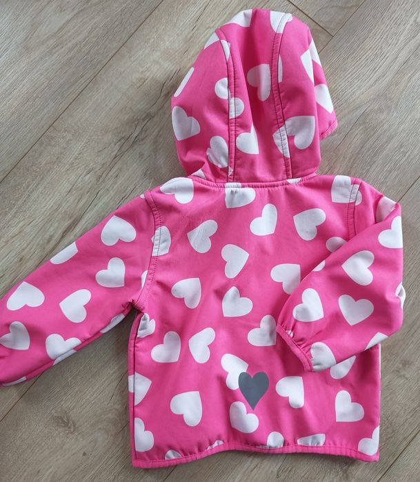 Zestaw dla dziewczynki 74 kurtki przejściowe i bluza BDB