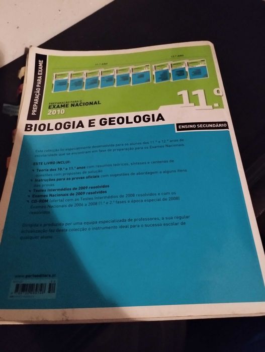 Livros para preparação de exames - várias disciplinas 11ª e 12º ano