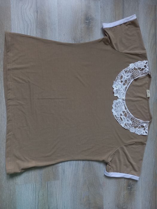 Bluzka Europe XXXL krótki rękaw 46