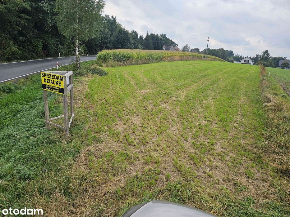 Rajska działka mieszkaniowo-usługowa przy DW781 Zator-Andrychów