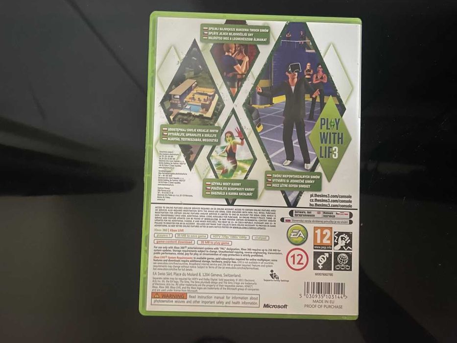 Xbox 360 : The Sims 3 (angielski, polska dystrybucja) | x360 gra