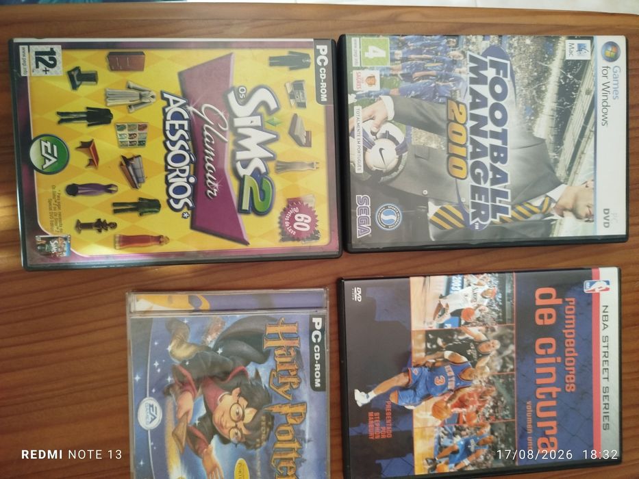 Jogos Game Boy + Jogos PC + DVD (coleção retro)