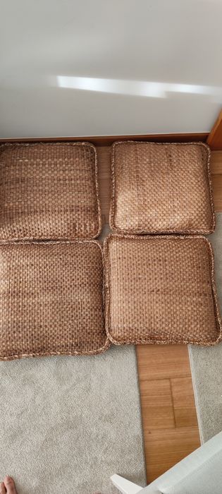 4 Almofadas decorativas de corda