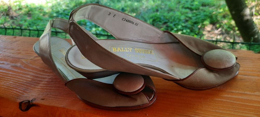 Туфлі-босоніжки з відкритою п'ятою Bally Suisse boutique,  шкіра