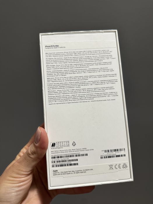 Iphone 15 Pro Max Black Titanium