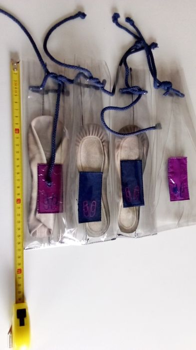 Sacos para sapatilhas ou acessórios de ballet