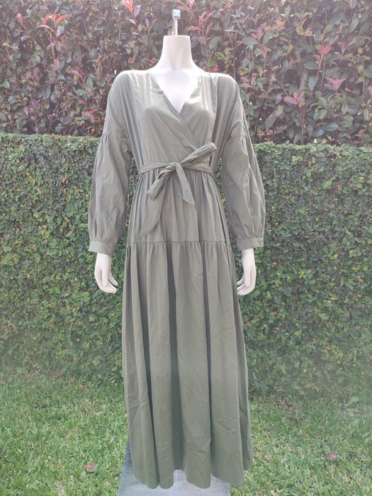Jeuvre Green Loose Dress