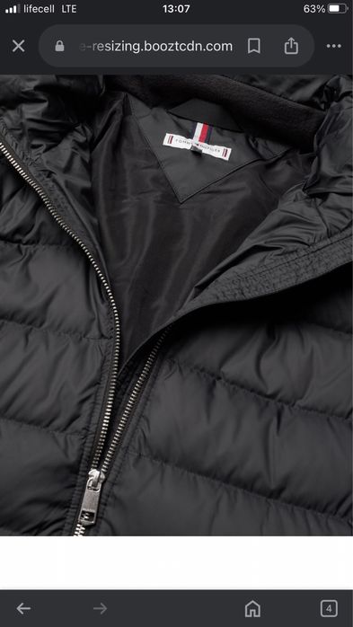 Довгий пуховик Tommy Hilfiger