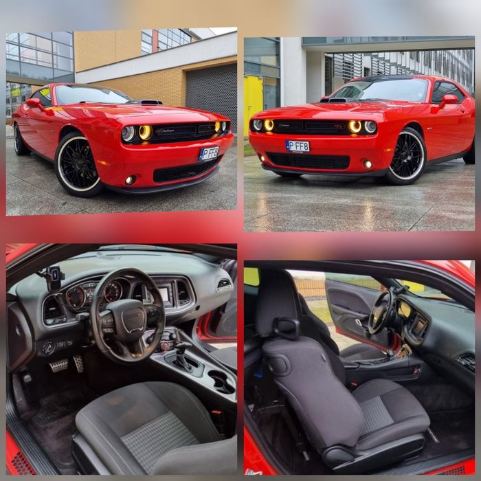 Dodge Challenger R/T 5.7 HEMI SHAKER 2017r oryginalny lakier! Zamiana