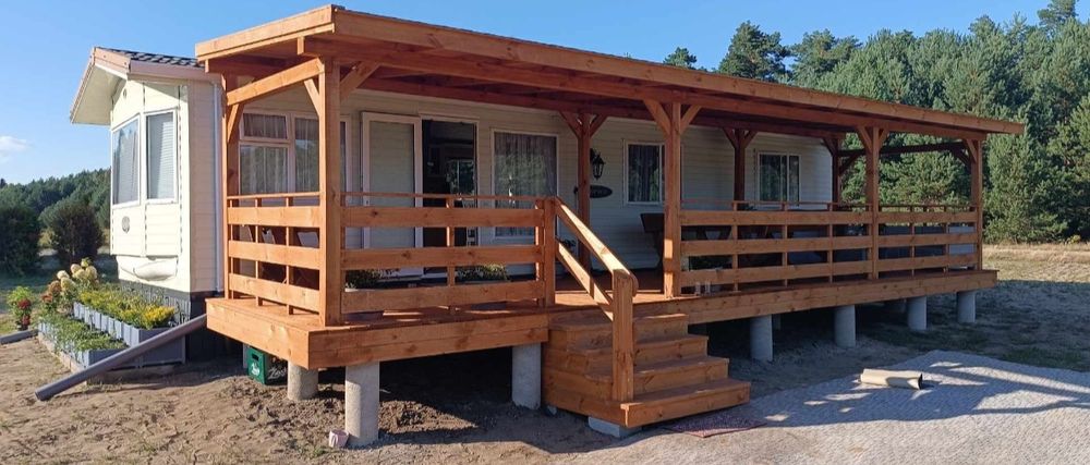 Zabudowa, dobudowa domków Holenderskich, zadaszenia