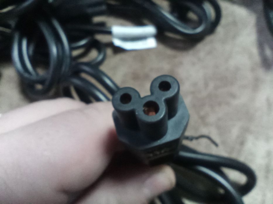 Електрошрот Ориг кабель живлення  для ноутбуку мікімаус 3х0.75мм новий