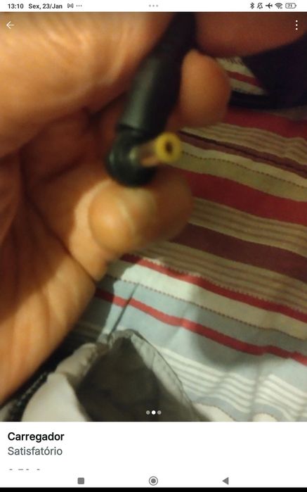 Carregador em bom estado