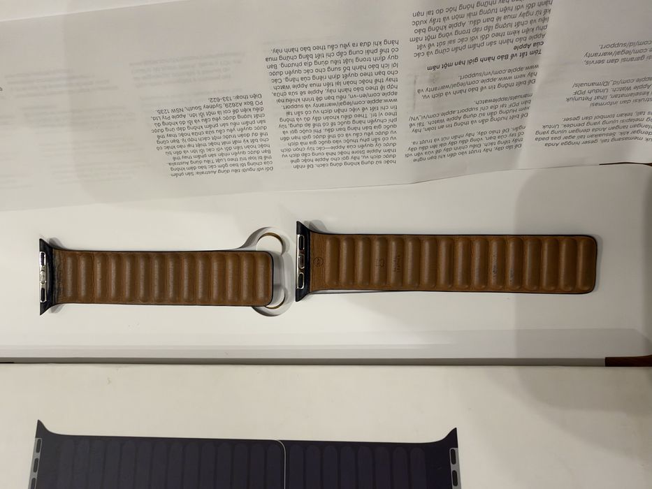 Bracelete Apple Watch Leather Link