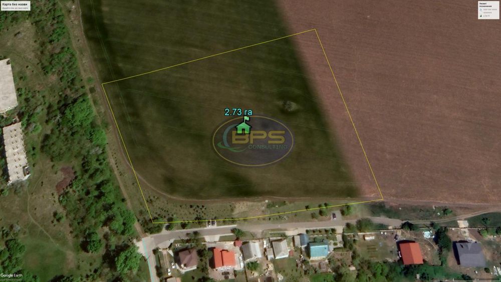 Продам ділянку 2,73 га в Одесі під житлову забудову. Генплан під житло. 10 хв до центру