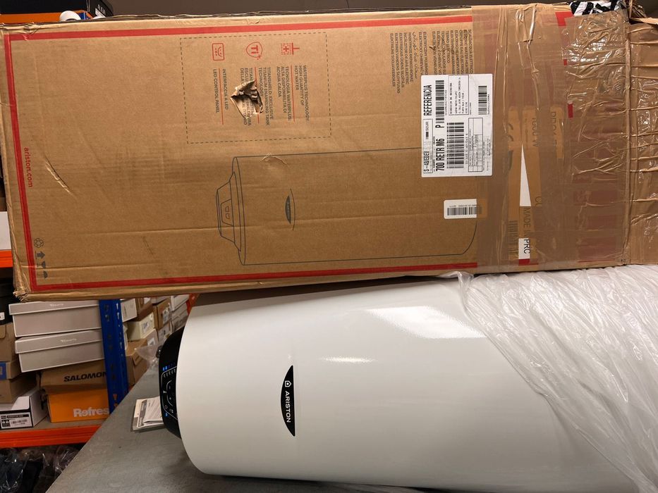 Ariston Pro1 Eco Slim - Garrafa Térmica Elétrica 50 Litros Baixo