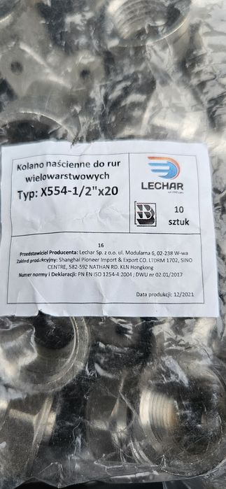 Kolano ścienne jak na zdj 10 szt.