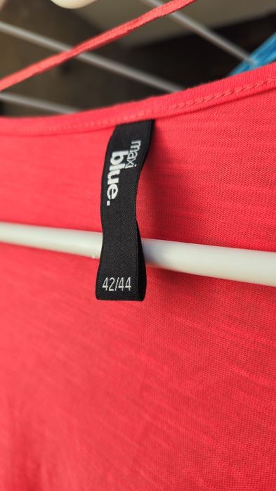 Maxi Blue piękna czerwona narzutka bolerko podomka 42 44 XL XXL hit