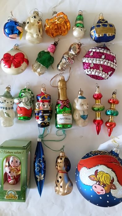 Елочние  игрушки ссср сосульки