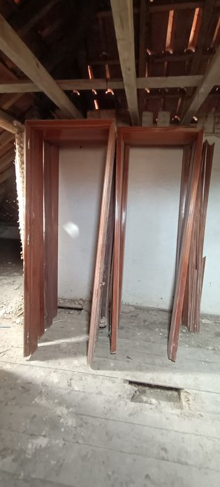 Portas completas usadas mogno maciças