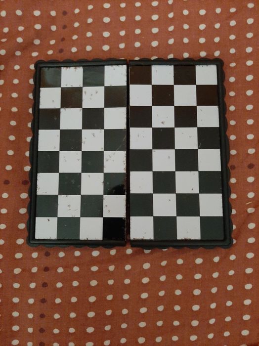 Conj. Xadrez Magnético Portátil preto