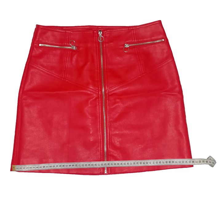 Яскрава спідниця з штучної шкіри Vero Moda (L)