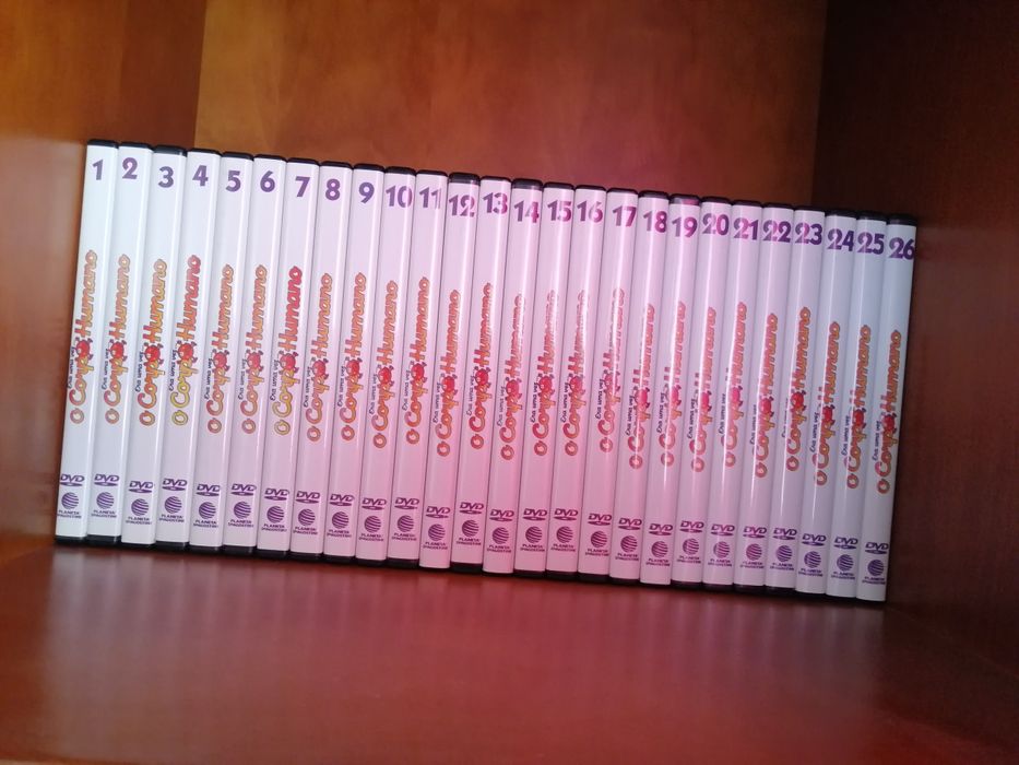 Coleção de livros e DVS Era uma vez o corpo humano