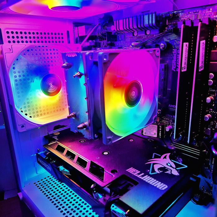 Komputer RX6600XT/rtx3060ti/r5 5500/16gb ram/Gamingowy Okazja Gwarancj