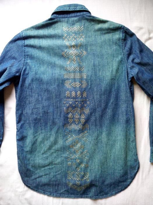 Camisa de ganga de mulher H&M nº42 CM 032