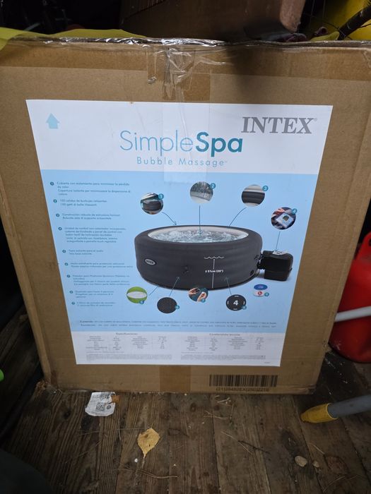 Jacuzzi Basen z hydromasażem nadmuchiwany okrągły INTEX Simple SPA 795