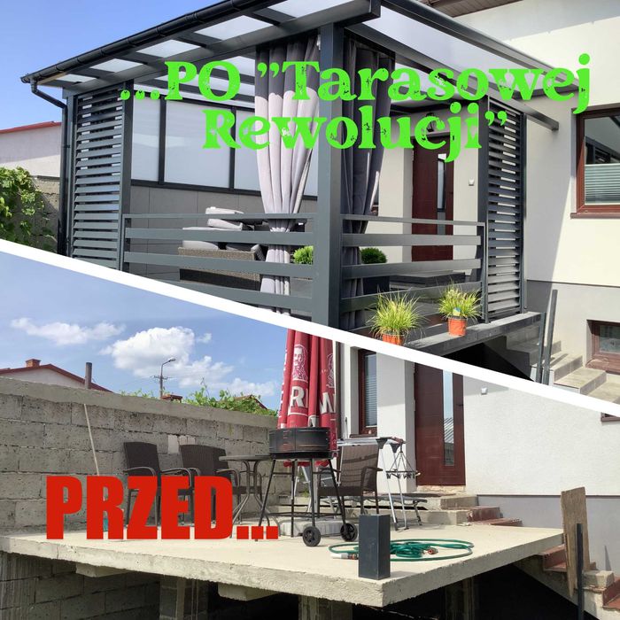 Zadaszenie tarasu, ogród zimowy. SOLIDNE !  Nie aluminium.