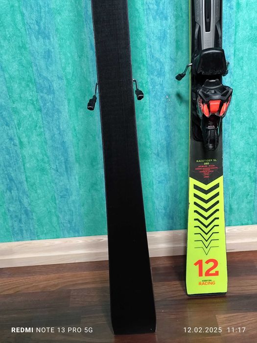 używane narty VELKL RACETIGER SL model z UVO długość 160 cm R12