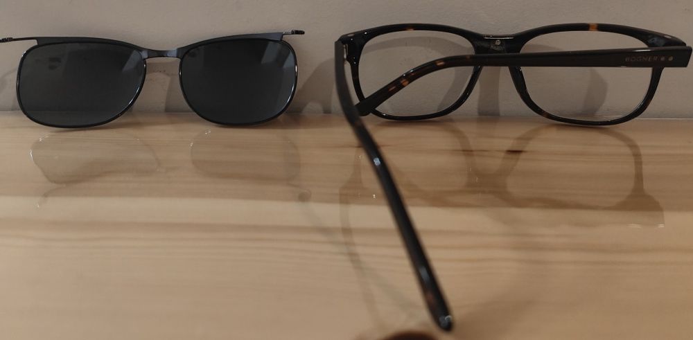 Oprawki Bogner 733013 + clip-on przeciwsłoneczny (2-w-1)