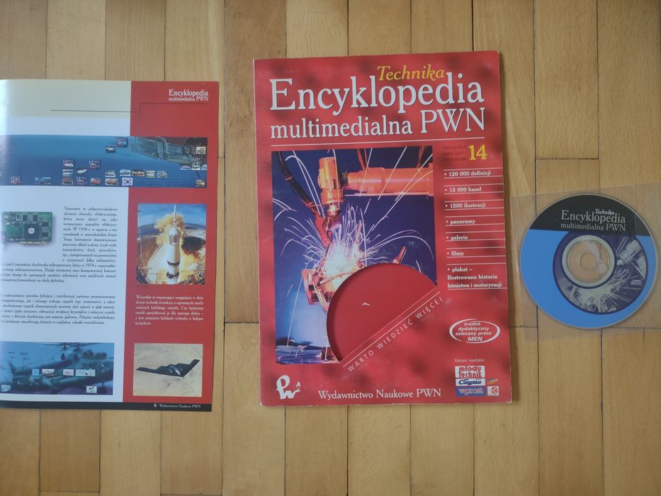 Encyklopedia multimedialna PWN nr.14 napęd CD- ROM