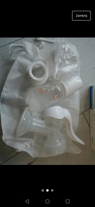 Laktator ręczny Canpol babies +wkładki laktacyjne