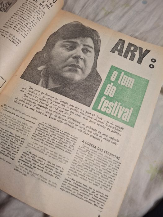 Revista radio televisão 1973 ary santoa vinegar joe