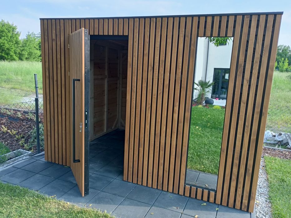 Nowoczesny domek narzędziowy, altana, szopa, drewutnia Woodstorm..