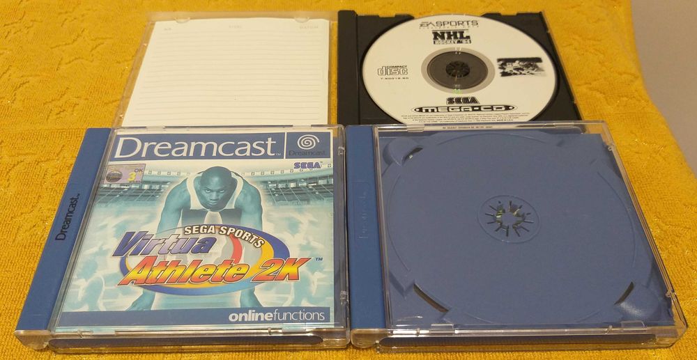 Capas e Manuais Sega Saturn + Mega CD e Dreamcast com caixa