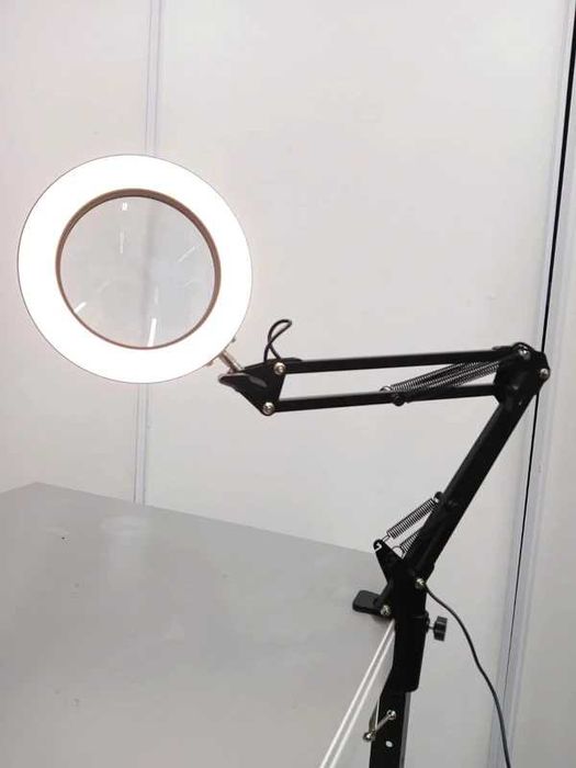 Ring Light de Mesa Com Braço Extensível