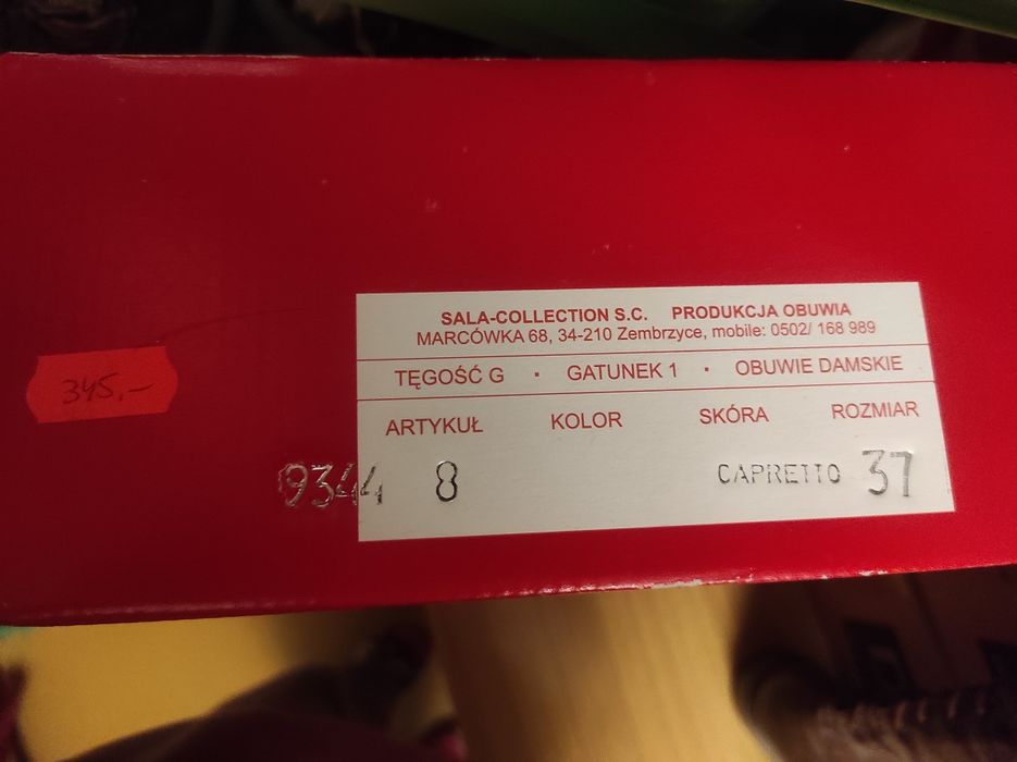 Skórzane kozaki do kolan rozmiar 37