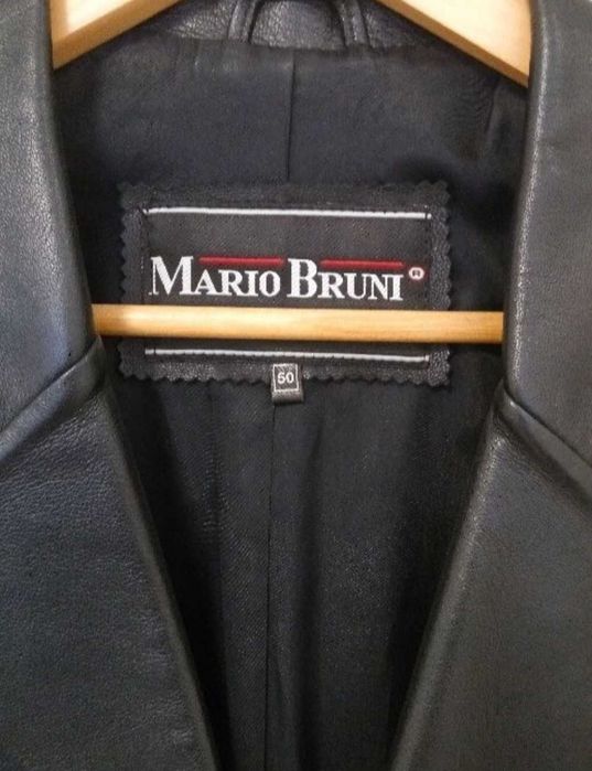 Пиджак мужской кожа Mario Bruni. Италия. М.
