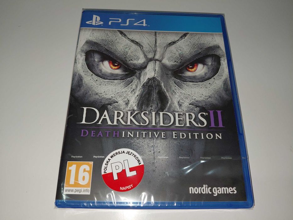 ps4 DARKSIDERS II DEATHINITIVE EDITION remaster po polsku,  RPG nowa!