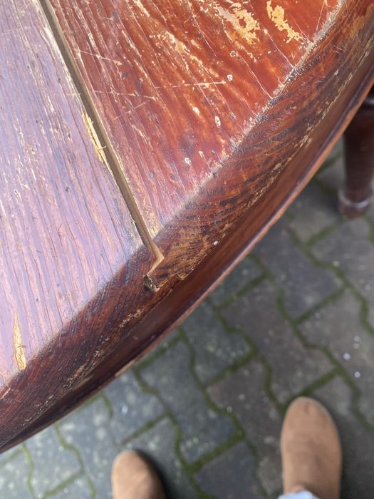 Stol vintage stol okragly