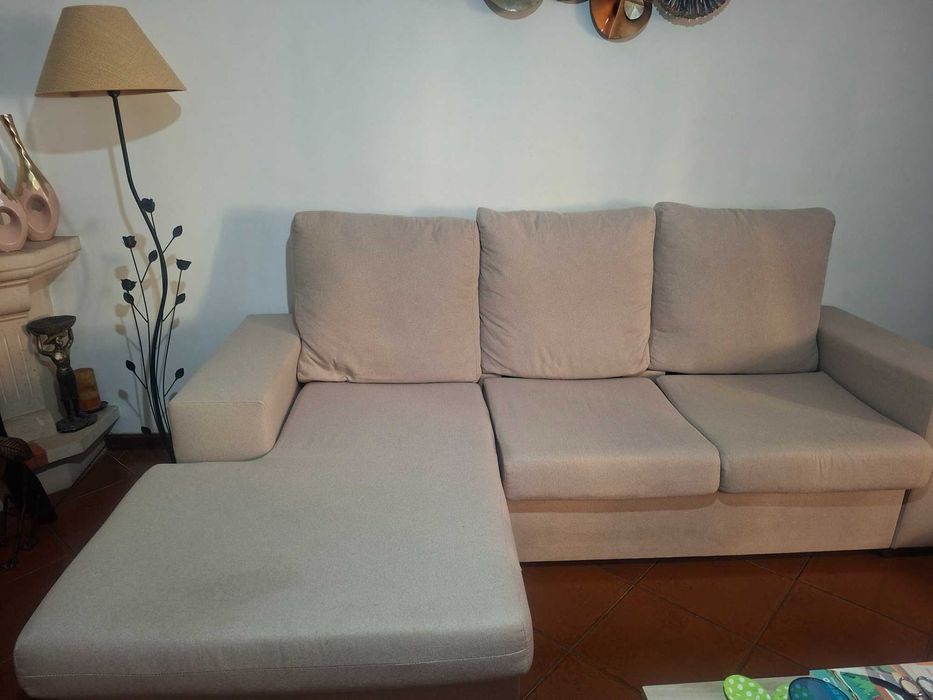 Sofá chaise long reversível