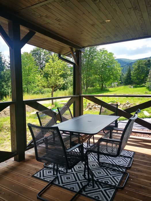 W Maciejowym Sadzie - domki na wynajem Bieszczady (balia, sauna)